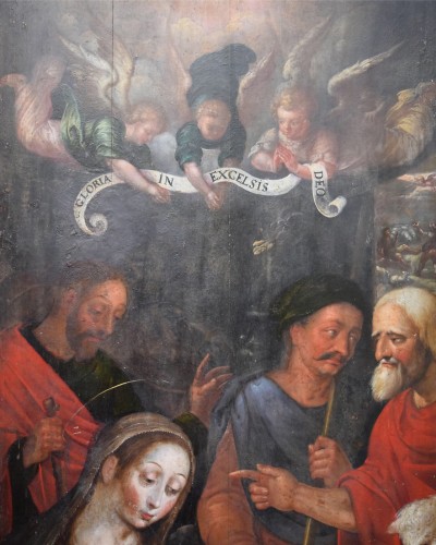Antiquités - Altarpiece panel manner of Otho Van Veen (1556-1629). Flemish, 17th century