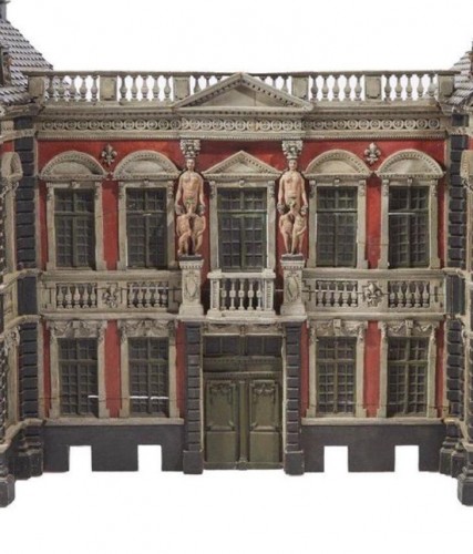 Imposant modèle architectural d'un château. France17e / 18e siècle - Objets de Curiosité Style 