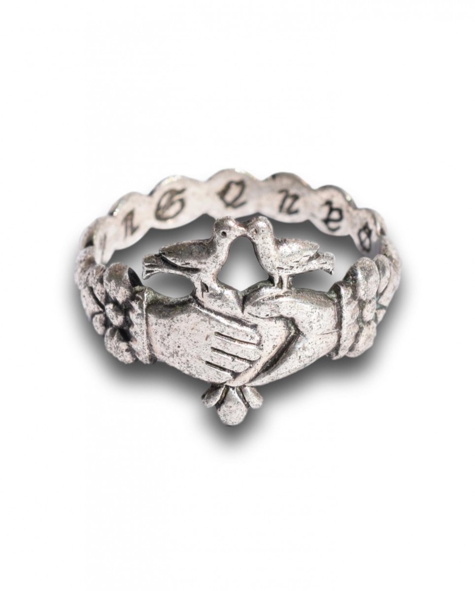 Silver Celtic Heart Ring