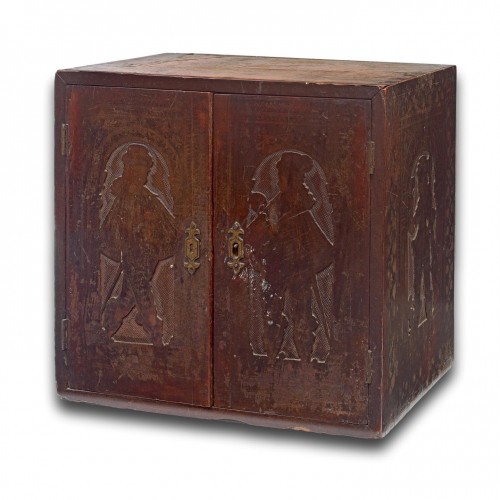 Cabinet de table Adige avec personnages et animaux de la Renaissance - Italie XVIIe - Matthew Holder