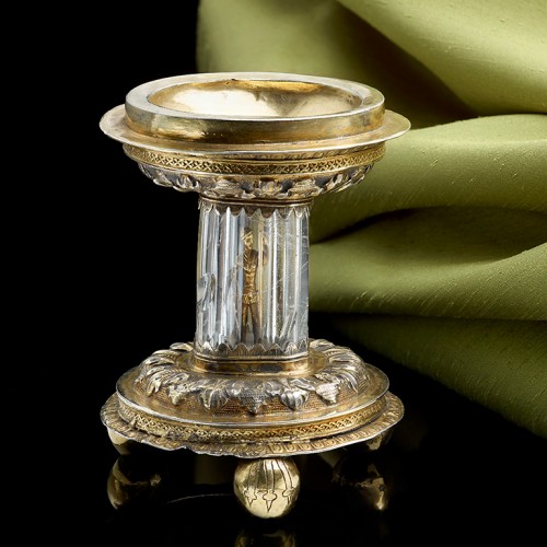 Antique Silver Gilt Standing Salt English 1550 - Antique Silver Style Renaissance