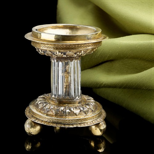 Antique Silver  - Antique Silver Gilt Standing Salt English 1550