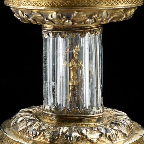 <= 16th century - Antique Silver Gilt Standing Salt English 1550