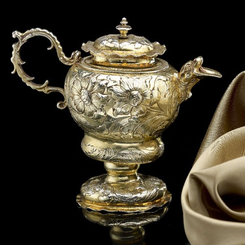 German Silver Gilt Ewer (1659 to 1663 German) - silverware & tableware Style 