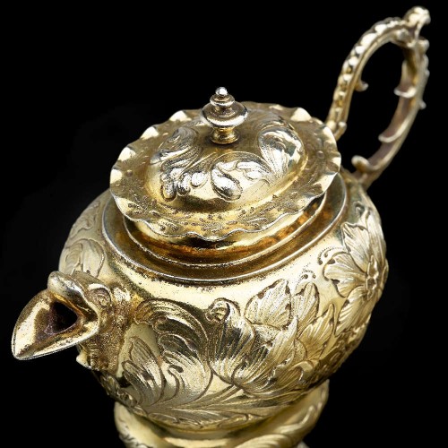 silverware & tableware  - German Silver Gilt Ewer (1659 to 1663 German)