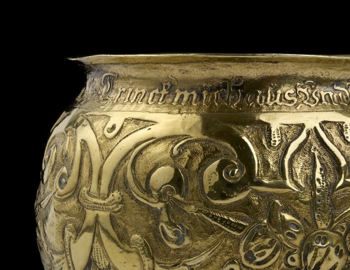 Coupe Bratina/tumbler en argent doré, Nuremberg vers 1600 - Mayflower Antiques