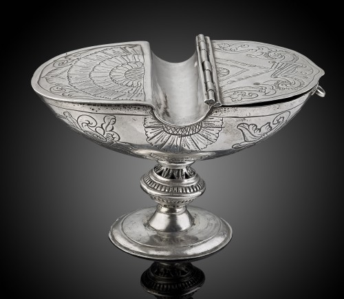 Porte-encens en argent de l'époque coloniale espagnole vers 1680 - Mayflower Antiques