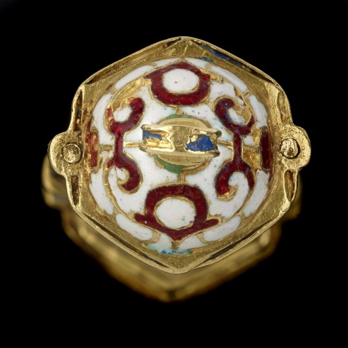 XVIe siècle et avant - Bijou de tabernacle en cristal de roche et or en forme de lanterne Mexique,