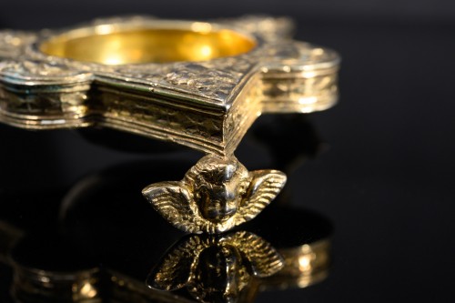 silverware & tableware  - A fine silver gilt Salt, Nuremberg c.1550 to 1570