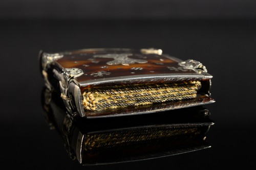 A rare and pretty little Charles II period pin/needle case in the form of a - 