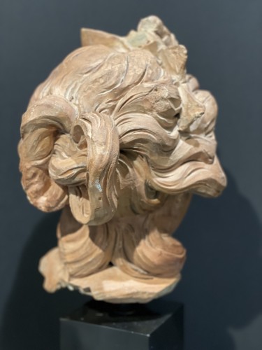 Sculpture  - Terracotta female head representing &quot;Diana&quot;