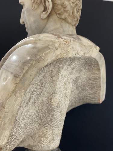 XVIIIe siècle - Buste en marbre représentant "Cicéron"