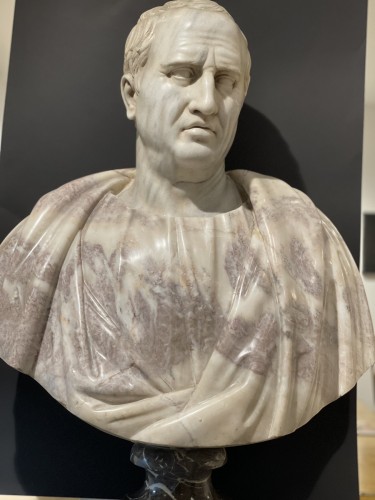 Buste en marbre représentant "Cicéron" - Directoire