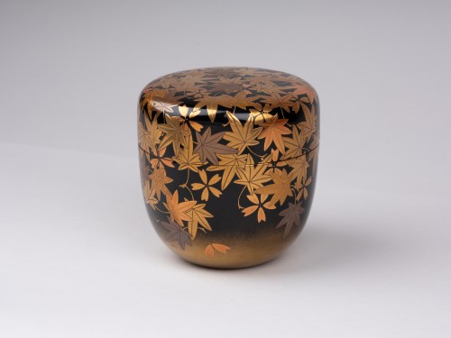 Asian Works of Art  - Natsume with Momiji lacquer - Japan Edo