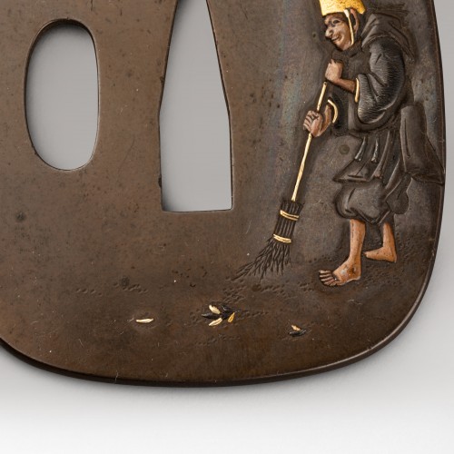 Asian Works of Art  - Tsuba - Beautiful sword hilt by Seishinken, Japan Edo