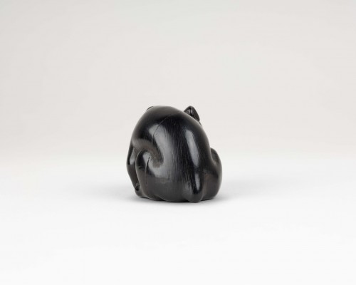  - Netsuke –  ebony model of a bear, Japan Edo
