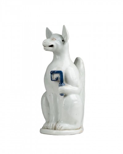 Renard en porcelaine d'arita,  japon edo
