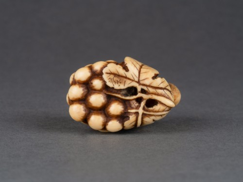  - Ivory Netsuke By Ranichi Depicting A Dormouse, Edo Japan