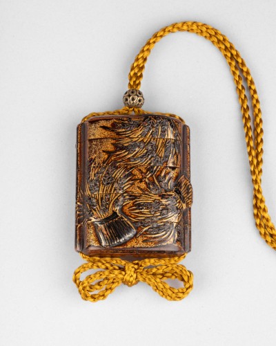 Four-cases Inro Sheaves Of Rice Louis Gonse Collection, Japan Edo Period - Asian Works of Art Style 