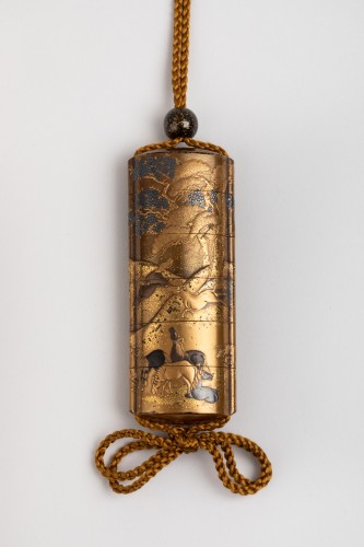 18th century - Inro with Horses. Japan Edo 18th century