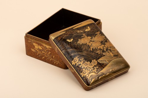 Kobako - Japanese urushi lacquer box. Japan Edo - Asian Works of Art Style 
