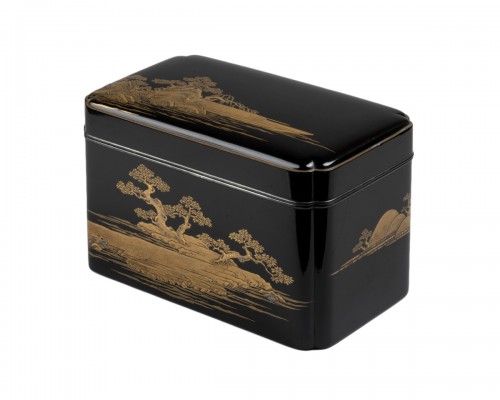 Lacquer Chabako  - Tea Ceremony Utensils Box, Japan Edo 17th