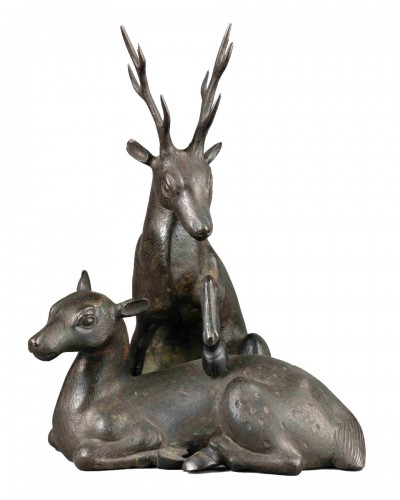 Bronze - Couple of deers