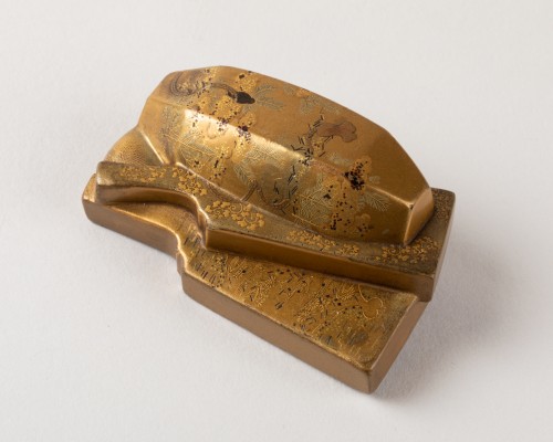 Netsuke in gold lacquer, Japan Edo - Asian Works of Art Style 