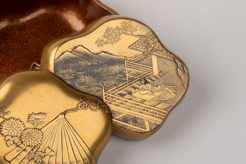  - Kobako, double boîte polylobée - Japon début Meiji (1868-1912)
