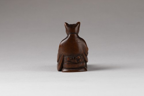 Netsuke - Tanuki no Hara Tsutsumi Japon - Reflets des Arts