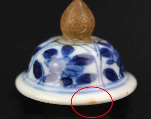 18th century - Chinese porcelain Kangxi 5-piece garniture set, Qing dynasty