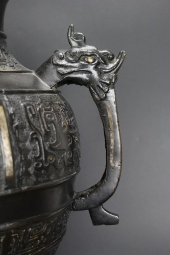 19th century - Chinese Bronze Vase 18th Century 19th Century Qing Dynasty 