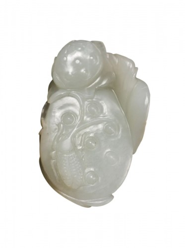 Pendentif Jade Chinois Qianlong 18e Siècle