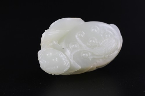 Antiquités - Pendentif Jade Chinois Qianlong 18e Siècle