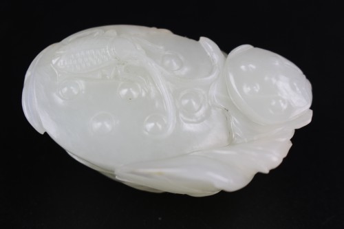 Antiquités - Pendentif Jade Chinois Qianlong 18e Siècle