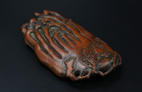 Antiquités - Sculpture chinoise en bambou, fin de la dynastie Ming, début de la dynastie Qing