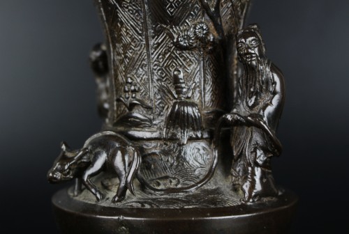 Vase japonais en bronze, époque Edo (1603-1868) - Menken Works of Art