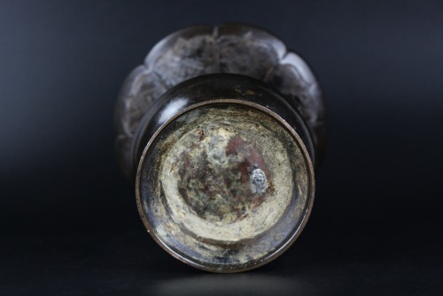 Antiquités - Vase japonais en bronze, époque Edo (1603-1868)