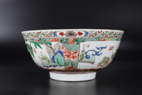  - Bol en porcelaine chinoise de la famille verte, période Kangxi dynastie Qing