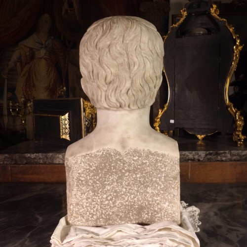  - Buste de Napoléon en marbre de Carrare, d’après Chaudet