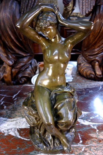 Napoléon III - Baigneuse s’attachant les cheveux – Friedrich Beer (1846-1912)