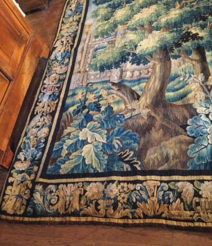 Tapisserie & Tapis Tapisserie - Grande Tapisserie d’Aubusson : Verdure au château