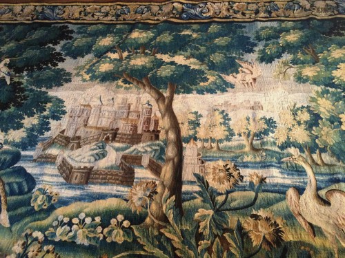  - Grande Tapisserie d’Aubusson : Verdure au château