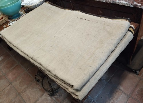 Antiquités - Grande Tapisserie d’Aubusson : Verdure au château