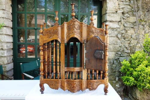 XVIIIe siècle - Panetière aux attributs naturels, Provence fin 18e siècle