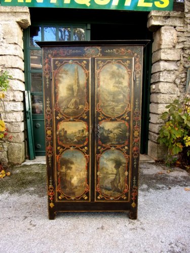 Armoire d'Uzès fin XVIIIe siècle début XIXe - Mobilier Style 