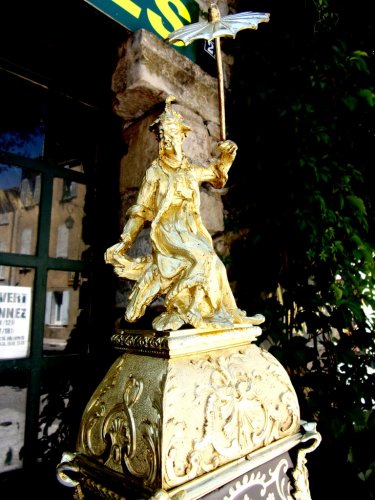 Grand cartel en marqueterie Boulle "au Chinois" estampillé Foullet XVIIIe - Méounes Antiquités