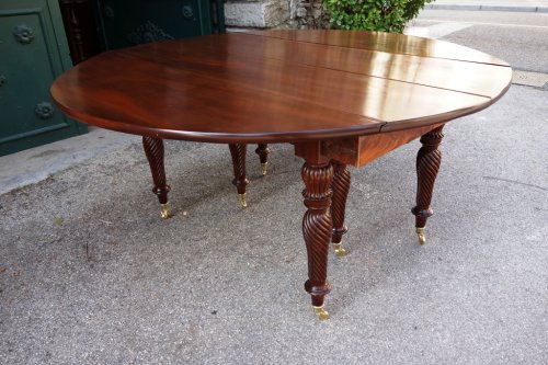 19th century - Restauration period french table in mahogany   