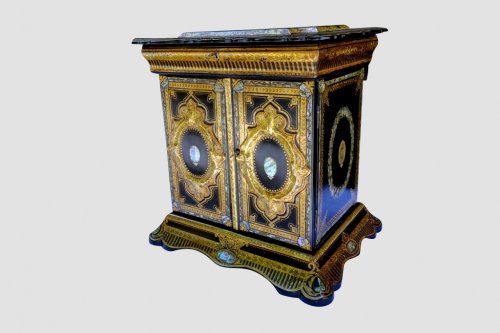 Cabinet de voyage de Dame fin XIXe - Mobilier Style Napoléon III