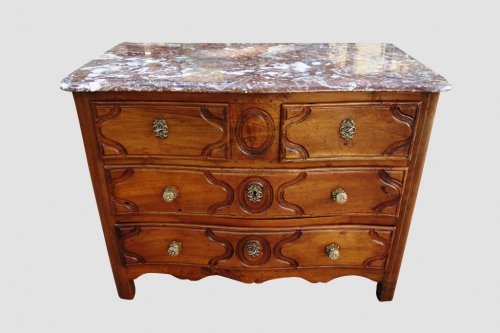 Commode parisienne stamped Fromageau, XVIIIe - Furniture Style 